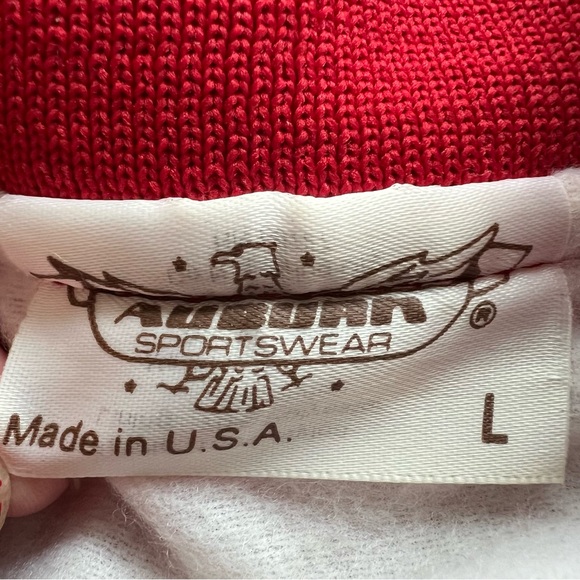 Vintage 80s Du Pont Varsity Bomber Nylon Jacket Auburn Sportswear Men’s Size L - Picture 4 of 7